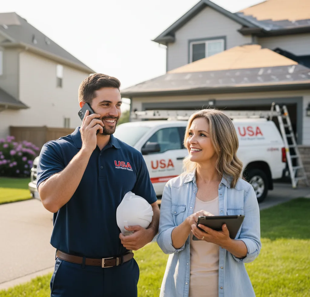 USA Roof Repair Experts customer support in Millbury